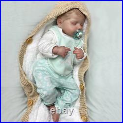 19 Baby Reborn Doll Soft Full Body Silicone Newborn Real Lifelike Toddler Toys