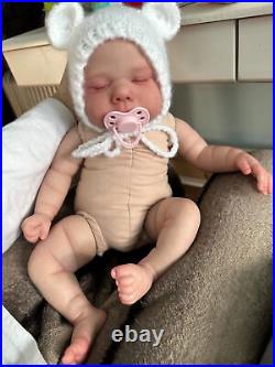 19 Handmade Art Reborn Baby Doll Realistic Newborn Boy Girl Weighted Toys Gift