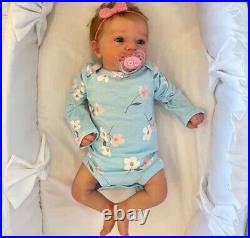 19 Inch Lifelike Vinyl Handmade Reborn Baby Dolls Felicia Real Newborn Doll 19 Inch Lifelike Vinyl Handmade Reborn Baby Dolls Felicia Real Newborn Doll