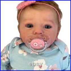19 Inch Lifelike Vinyl Handmade Reborn Baby Dolls Felicia Real Newborn Doll 19 Inch Lifelike Vinyl Handmade Reborn Baby Dolls Felicia Real Newborn Doll