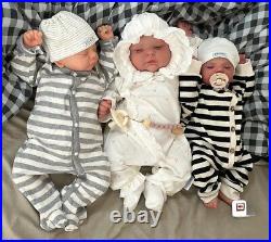 19 Pascale Reborn Baby Doll Lovely Weighted Realistic Newborn Boy Girl Toy Gift