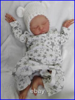 19 Realistic Reborn Baby Doll Handmade Weighted Newborn Girl Boy Laura Toy Gift