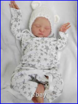 19 Realistic Reborn Baby Doll Handmade Weighted Newborn Girl Boy Laura Toy Gift