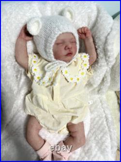 19 Realistic Reborn Baby Doll Visible Veins Romy Sleeping Newborn Boy Girl Toys