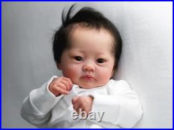 19 Reborn Baby Lali Newborn Doll Lifelike Soft Touch Cuddly Baby Hand Root Hair