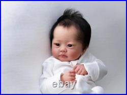 19 Reborn Baby Lali Newborn Doll Lifelike Soft Touch Cuddly Baby Hand Root Hair