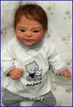 19 inch reborn baby doll cocomalu detailed hand painting lifelike real touch