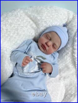 19in Loulou Weighted Reborn Baby Doll Handmade Newborn Boy Girl Realistic Limbs