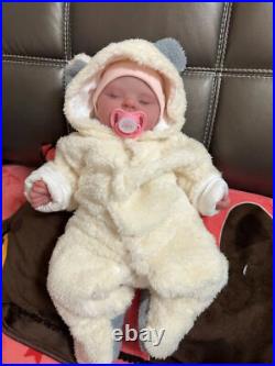 19in Reborn Doll Baby Realistic Newborn Boy Girl Handmade Art Toys Gift Weighted