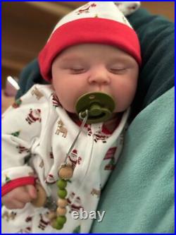 19in Reborn Doll Baby Realistic Newborn Boy Girl Handmade Art Toys Gift Weighted