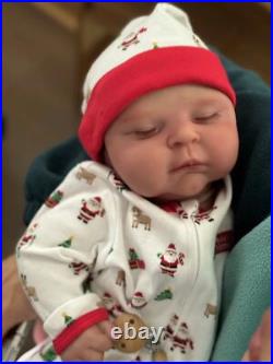 19in Reborn Doll Baby Realistic Newborn Boy Girl Handmade Art Toys Gift Weighted