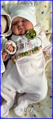 19in Reborn Doll Baby Realistic Newborn Boy Girl Handmade Art Toys Gift Weighted