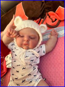 19in Reborn Doll Baby Realistic Newborn Boy Girl Handmade Art Toys Gift Weighted