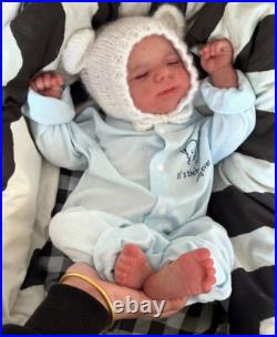 19in Weighted Reborn Baby Doll Realistic Newborn Lovely Boy Girl Colect Toy Gift