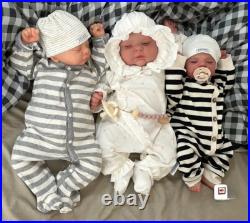 19in Weighted Reborn Baby Doll Realistic Newborn Lovely Boy Girl Colect Toy Gift