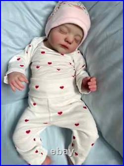 19inch Artist Finished Reborn Doll Alessia Soft Cloth Body Realistic Newborn Toy 19inch Artist Finished Reborn Doll Alessia Soft Cloth Body Realistic Newborn Toy