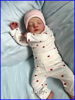 19inch Artist Finished Reborn Doll Alessia Soft Cloth Body Realistic Newborn Toy 19inch Artist Finished Reborn Doll Alessia Soft Cloth Body Realistic Newborn Toy