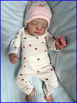 19inch Artist Finished Reborn Doll Alessia Soft Cloth Body Realistic Newborn Toy 19inch Artist Finished Reborn Doll Alessia Soft Cloth Body Realistic Newborn Toy