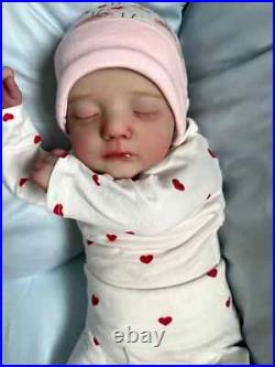 19inch Artist Finished Reborn Doll Alessia Soft Cloth Body Realistic Newborn Toy 19inch Artist Finished Reborn Doll Alessia Soft Cloth Body Realistic Newborn Toy