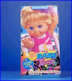 #1 Marcy BABY FACE DOLL Galoob? SO SWEET MARCY Jointed NEW Ponytail PURPLE HTF