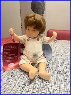2001 Sasha Gotz Made In Germany 12 Baby Doll Simon Withtags, Wristbands, Tube