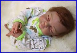 2050cm 100% Handmade Reborn Baby Girl Doll Newborn Lifelike Soft Vinyl silicone