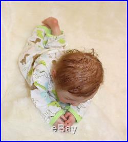 20Handmade Lifelike Reborn Baby Doll girl boy Newborn baby Soft Silicone Vinyl