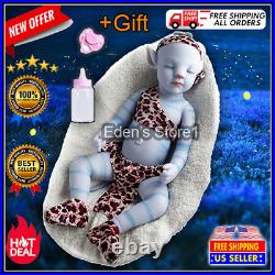 20 Avatar Sleep Silicone Reborn Blue Baby Boy Vinyl Newborn Xmas Doll Gift US