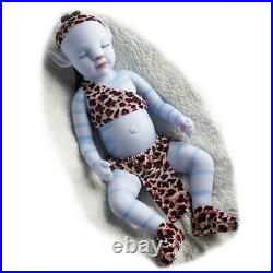 20 Avatar Sleep Silicone Reborn Blue Baby Boy Vinyl Newborn Xmas Doll Gift US