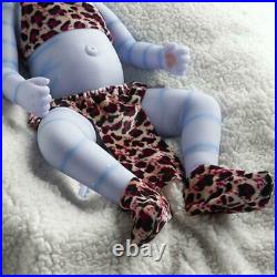 20 Avatar Sleep Silicone Reborn Blue Baby Boy Vinyl Newborn Xmas Doll Gift US