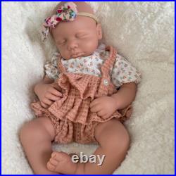 20 Full Silicone Reborn Doll Loulou Handmade 6.8lb Unpainted Newborn Baby Girl