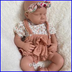 20 Full Silicone Reborn Doll Loulou Handmade 6.8lb Unpainted Newborn Baby Girl