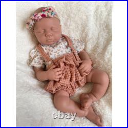 20 Full Silicone Reborn Doll Loulou Handmade 6.8lb Unpainted Newborn Baby Girl