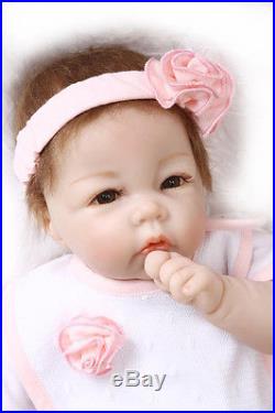 20 Handmade Baby Girl Doll Wedding Gift Silicone Vinyl Reborn Dolls+Clothes 20 Handmade Baby Girl Doll Wedding Gift Silicone Vinyl Reborn Dolls+Clothes