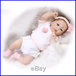 20 Handmade Baby Girl Doll Wedding Gift Silicone Vinyl Reborn Dolls+Clothes 20 Handmade Baby Girl Doll Wedding Gift Silicone Vinyl Reborn Dolls+Clothes