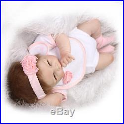 20 Handmade Baby Girl Doll Wedding Gift Silicone Vinyl Reborn Dolls+Clothes