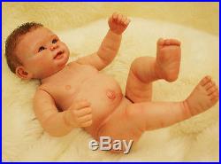 20 Handmade Full Body Soft Vinyl Reborn Baby Newborn Lifelike Boy Doll