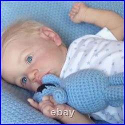 20 Inch Real Reborn Baby Doll Painted 3D Skin Handmade Rooted Hair Newborn Dolls