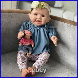 20 Inch Realistic Reborn Baby Doll Soft Reborn Baby Doll Full Body Silicone s