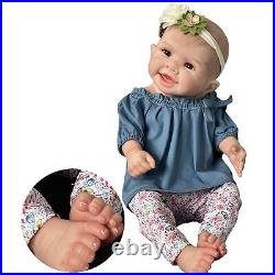 20 Inch Realistic Reborn Baby Doll Soft Reborn Baby Doll Full Body Silicone s
