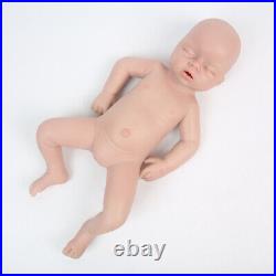 20'' Lifelike Infant Girl Eyes Closed Silicone Reborn Doll Can take a pacifier
