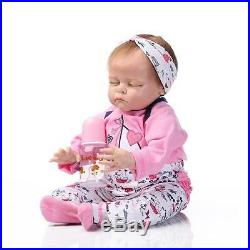 20 Lifelike SOFT SOLID silicone Reborn Girl Baby Realistic Newborn Baby Doll