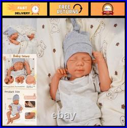 20 Realistic Silicone Reborn Baby Doll Anatomically Correct Lifelike Boy, Gif
