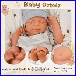 20 Realistic Silicone Reborn Baby Doll Anatomically Correct Lifelike Boy, Gif