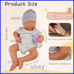 20 Realistic Silicone Reborn Baby Doll Anatomically Correct Lifelike Boy, Gif