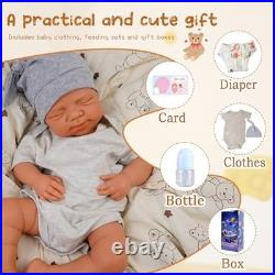 20 Realistic Silicone Reborn Baby Doll Anatomically Correct Lifelike Boy, Gif