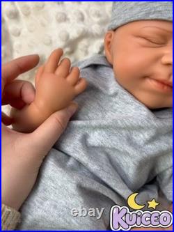 20 Realistic Silicone Reborn Baby Doll Anatomically Correct Lifelike Boy, Gif