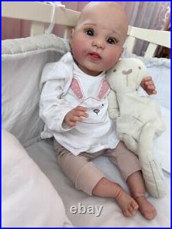 20 Reborn Baby Dolls Soft Body Toddler Newborn Doll Handmade 1700gr