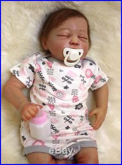 20 Silicone Realistic Reborn Baby Doll Real Lifelike Newborn Sleeping Girl Boy