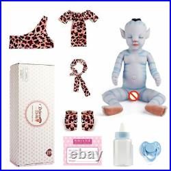 20'' Sleeping Avatar Baby Boy Full Body Waterproof Silicone vinyl Reborn Doll